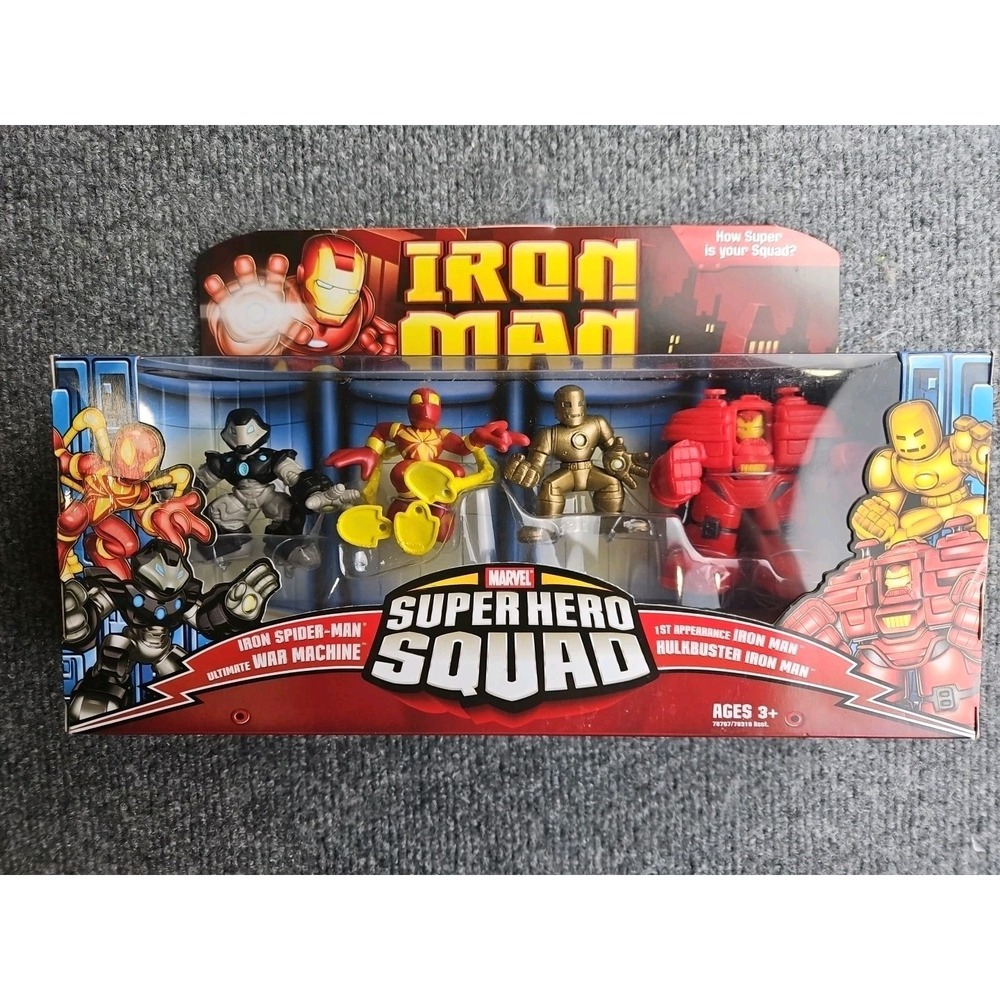 IRON MAN The Genius Of Tony Stark MARVEL SUPER HERO SQUAD 2008 New In Package